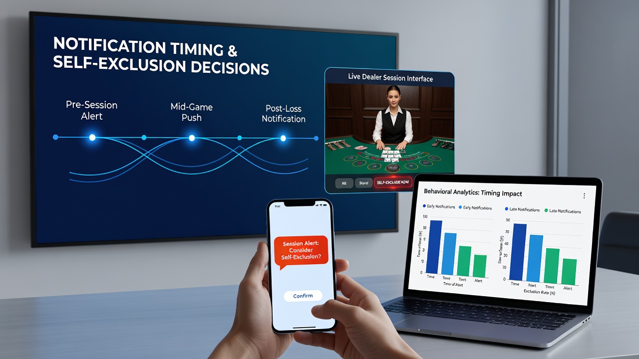 Analysis of session data showing notification impacts across states
